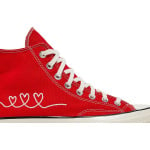 Кроссовки Converse Chuck 70 High Valentines Day - University Red, красный - фото 2