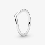 Кольцо Pandora Timeless Polished Wishbone, серебро - фото