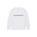 Приталенная толстовка с логотипом Givenchy, белый - фото