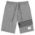 Шорты Thom Browne Tonal 4 Bar Sweat Short - фото