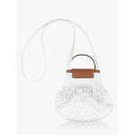 Мини-сумка с ручкой сверху Longchamp Le Pliage Filet, экрю - фото 4