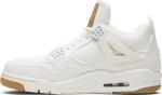 Air jordan 4 levi white sales