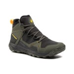 Мужские походные ботинки Saentis Mid-top, черные/желтые Mammut - фото 2