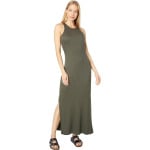 Платье Hard Tail Easy Paloma Dress in 5x3 Modal Rib, цвет Olive Drab - фото 3