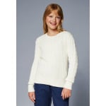 Вязаный свитер CABLE-KNIT COTTON JUMPER Ralph Lauren, белый - фото