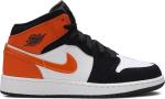 Кроссовки Air Jordan 1 Mid GS Shattered Backboard, черный - фото