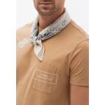 Футболка с принтом WITH A CHEST POCKET Ombre, цвет camel - фото 4