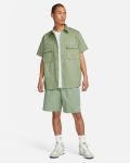 Nike Life Men s Woven Military Short Sleeve Button Down