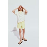 Шорты-бермуды Zara Summer Camp Plain-coloured, желтый - фото 5