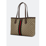 Сумка-тоут GUCCI Ophidia GG tote bag, коричневый - фото 3