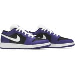 Кроссовки Air Jordan 1 Low GS Black Court Purple, фиолетовый - фото 8