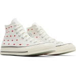 Кроссовки Converse Chuck 70 Embroidered Lips High Love Me - Vintage White, белый - фото 8