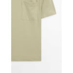 Базовая футболка SHORT SLEEVE Massimo Dutti, зеленый - фото 8