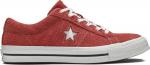 Converse one star premium suede top low top red