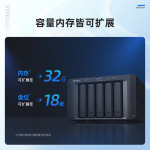 Сетевое хранилище Synology DS1821+ с 8 отсеками и 3 жесткими дисками Western Digital Red WD80EFZZ емкостью 8 ТБ - фото 3