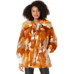 Пальто NVLT Reversible Multi Faux Fur Coat, цвет Gold Mix - фото 4