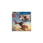 Lego City Fire Helicopter, игрушка пожарной службы с вертолетом - фото 5