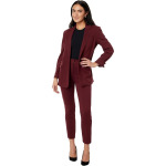 Куртка DKNY Notch Collar Flap Pocket One-Button Jacket, цвет Cabernet - фото 3