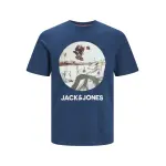 Рубашка с круглым вырезом для подростков Jack & Jones "JJNAVIN TEE SS CREW NECK" Jack & Jones Junior, синий - фото 3