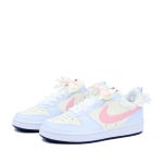 Кроссовки Nike Court Borough Kids Skateboarding Shoes Kids Low-top Blue/beige/pink, цвет Butterfly Mist Sea - фото 3