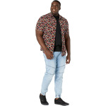 Рубашка Johnny Bigg Big & Tall Butler Print Shirt, цвет Rust - фото 4