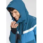 Лыжная куртка CMP "33W0827-L931 MAN JACKET FIX HOOD PETROL", с капюшоном, цвет Petrol - фото 3