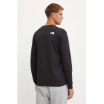 Рубашка с длинным рукавом The North Face, футболка L/S, черный - фото 4