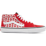 Кеды Vans Supreme x Grosso Mid Monogram S - Red, красный - фото