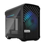 Корпус Fractal Design Torrent Nano, RGB, Mini Tower, чёрный, светлое стекло - фото