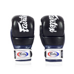 Перчатки для грэпплинга Fairtex Super Sparring, размер XL, черный/синий - фото 2