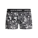 Набор из трех боксеров с черепом Jack & Jones, черный - фото 2