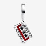 Шарм Pandora Marvel Guardians of the Galaxy Cassette Tape Dangle, серебро/красный - фото 2