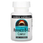 Source Naturals, улучшенный комплекс B-12, 5 мг, 60 таблеток для рассасывания - фото