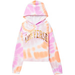 Худи Converse All Over Print Tie-Dye Boxy Hoodie, белый - фото