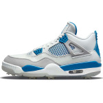 Кроссовки Jordan Air Jordan 4 Vintage Basketball Unisex, белый/серый/синий - фото