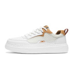 Кроссовки мужские Lifestyle Shoes Men Low-Top G.N.Shijia, цвет White/Khaki - фото