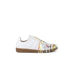 Кроссовки мужские Paintsplatter Replica Maison Margiela, белый - фото