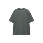 Базовая Футболка OVERSIZE SHORT SLEEVE Pull&Bear, зеленый - фото 6