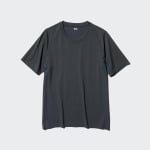 Футболка Uniqlo Dry EX с круглым вырезом, черный - фото 6