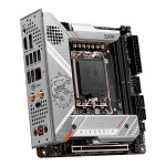 Материнская плата MSI MPG Z790I EDGE WIFI, LGA 1700, DDR5, Wi-Fi, 128 Гб, чёрный-серебристый - фото 2