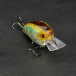 Воблер Crankbait Shallow Runner WXM CRKSR 53 F Orange Tiger CAPERLAN, черный/неоновый кроваво-оранжевый/неоновый желтый - фото 2