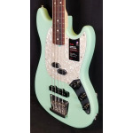 Электрическая бас-гитара Fender American Performer Mustang, накладка на гриф из палисандра, цвет Satin Surf Green, сумка 0198620357 - фото 2