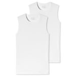 Футболка Schiesser Tanktop 2er Pack, белый - фото