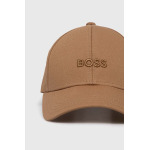 Бейсболка BOSS из хлопка, бежевый - фото 3