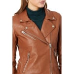 Куртка Blank NYC Faux Leather Moto Jacket, цвет Redwood - фото 3