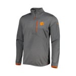 Мужской серый топ clemson tigers park view omni-wick half-zip Columbia, серый - фото 3