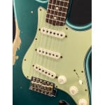 Fender Custom Shop 1961 Stratocaster Heavy Relic в цвете Sherwood Green Metallic с окрашенным грифом Custom Shop 1961 Strat Heavy Relic - фото 2