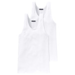 Майка Schiesser/Tanktop Cotton Essentials Authentic, белый - фото