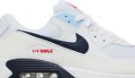 Nike air max white store navy