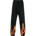 Спортивные брюки Palm Angels GD Graffiti Flames Sweatpants 'Black/Red', черный - фото